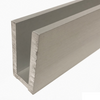 48x90mm Aluminium Glass Balustrade Channel - Mill Finish & Black