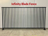 Infinity Blade Fence Panel – 50x10mm Aluminium Blades