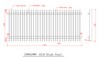 65 x 16 Aluminium Blade Fence Panel 1200x2400 – Architectural 55mm Spacing | Pool Compliant
