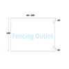 1200 Height Polaris Hinge Panel - Polaris Hinge