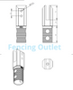 How to install face mount spigots