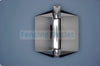 180 Degree mirror finish wall to glass shower door hinge